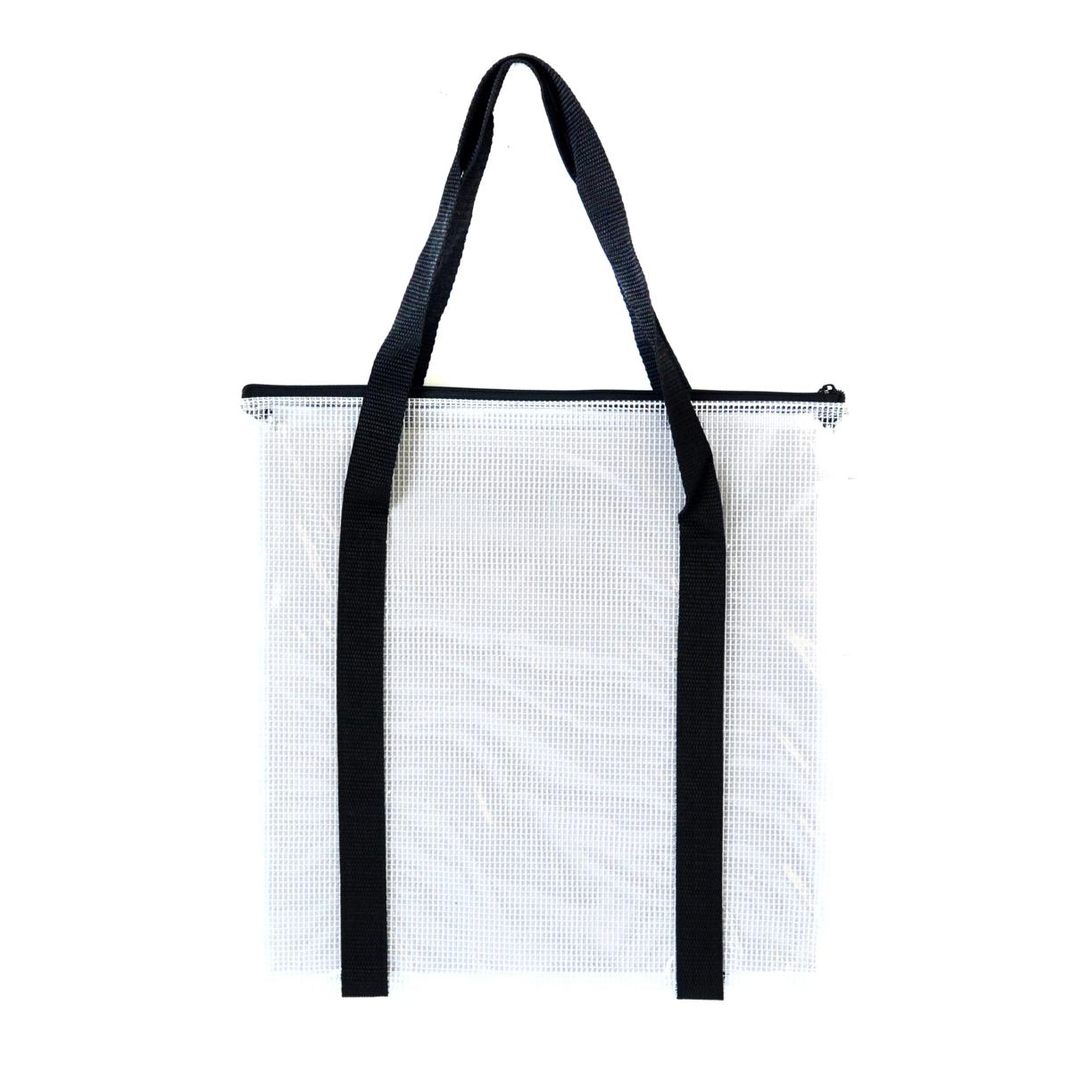 Pacific Arc MeshReinforced Vinyl Bags Deluxe Bag With Handles