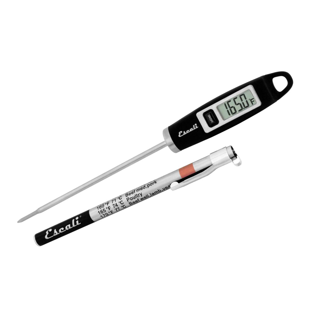 Escali DH1B Gourmet Digital Thermometer, Black 20586547 HSN