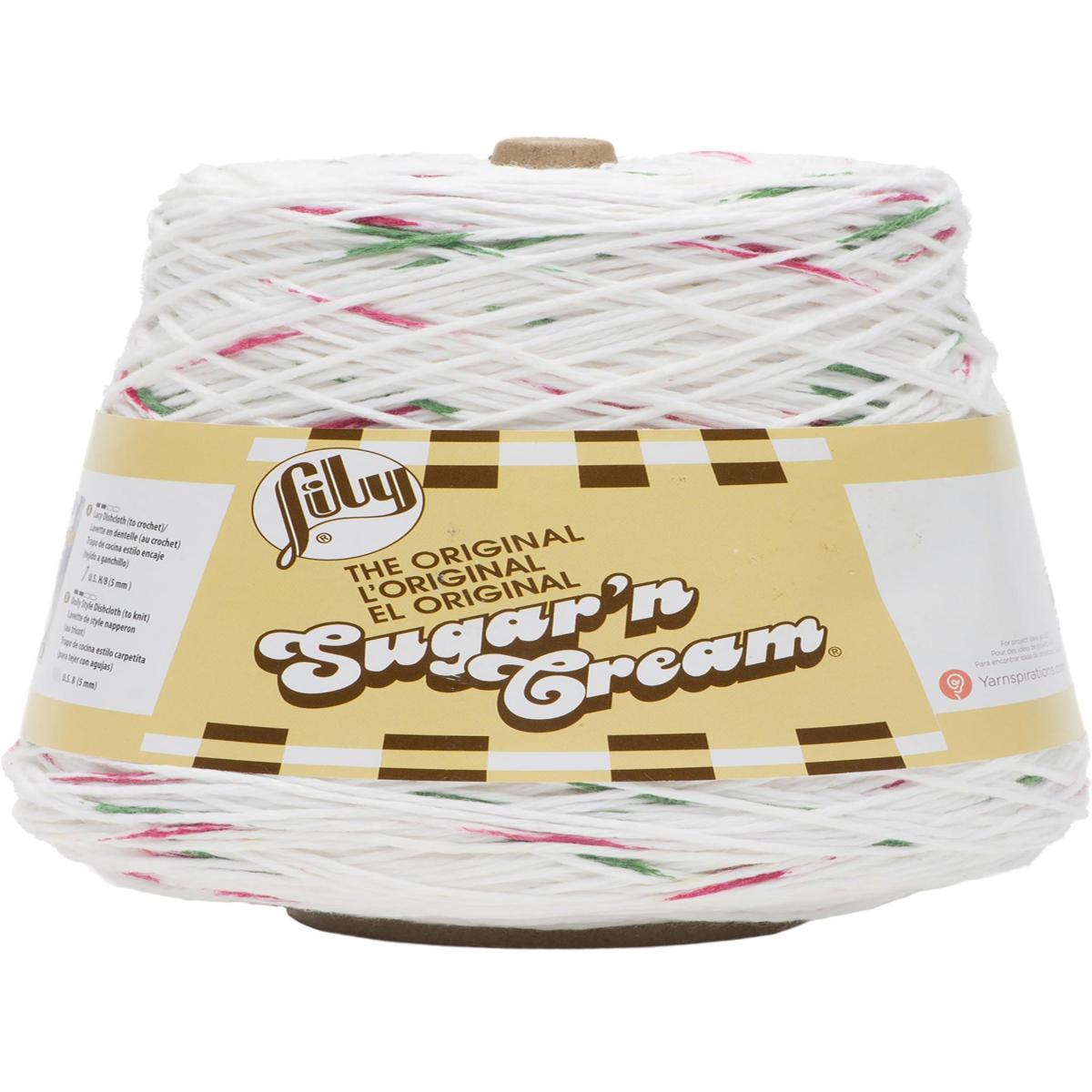 Lily Sugar'n Cream Yarn Cones Holly Jolly 20601802 HSN