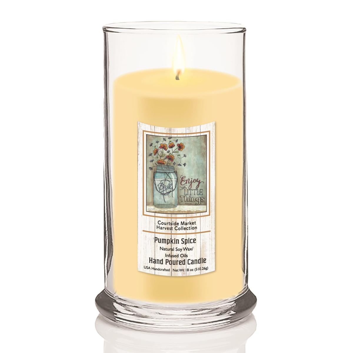 Courtside Market Harvest Collection Enjoy Pumpkin Spice Soy Wax Candle