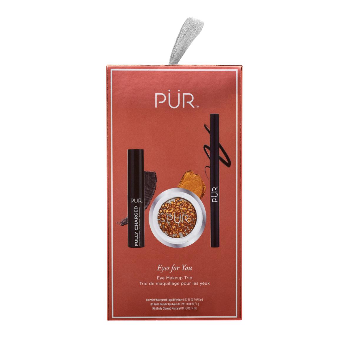 PUR Eyes for You Eye Makeup 3Piece Set Gold Rush 20745188 HSN