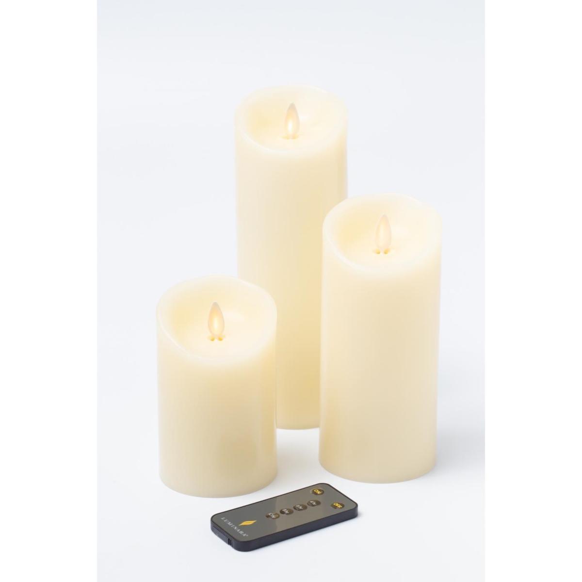 Luminara Set of 4", 6", and 8" Flameless Candle Garden w/ Gift Boxes