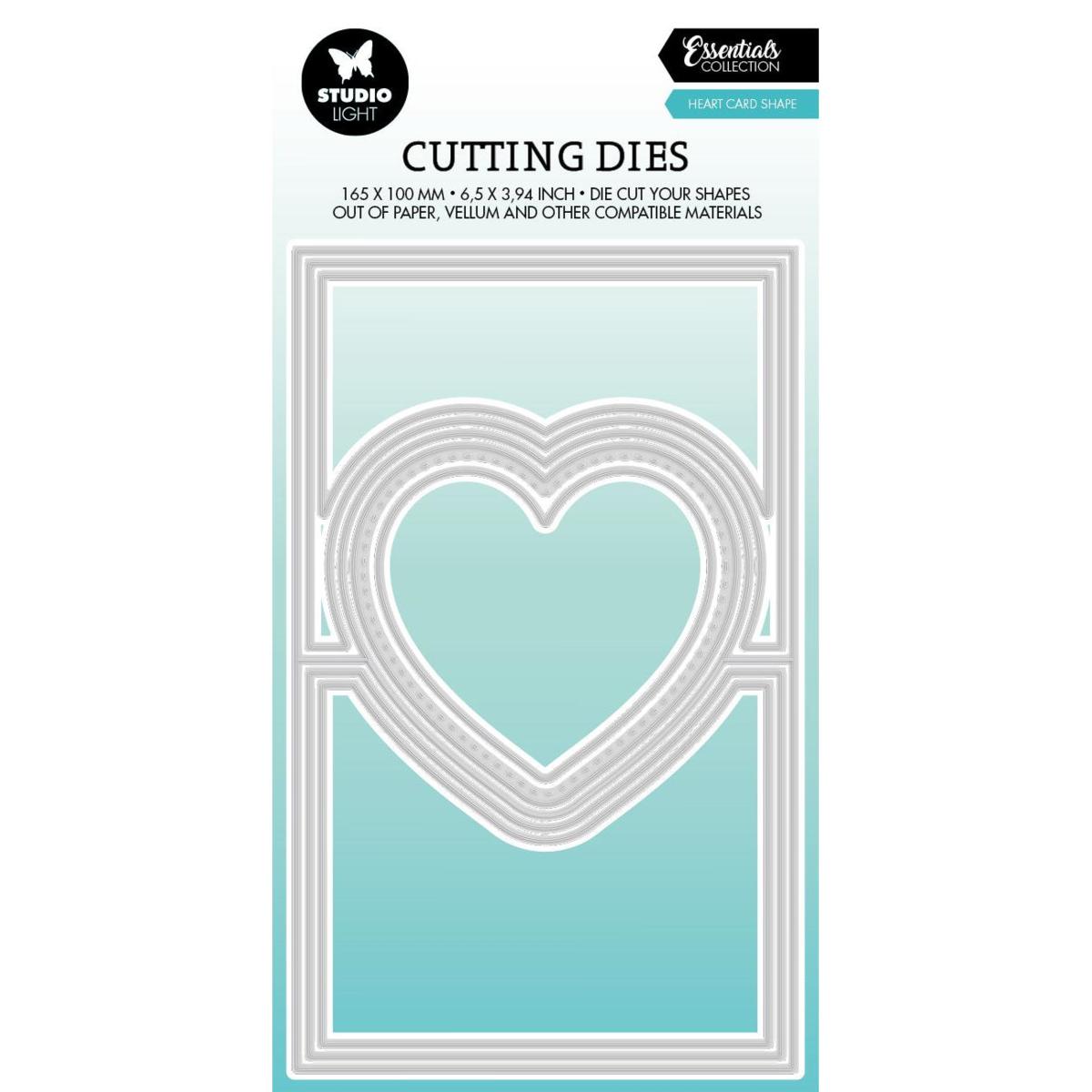 Studio Light SL Cutting Dies Heart Card Shape Essentials 20817612 HSN