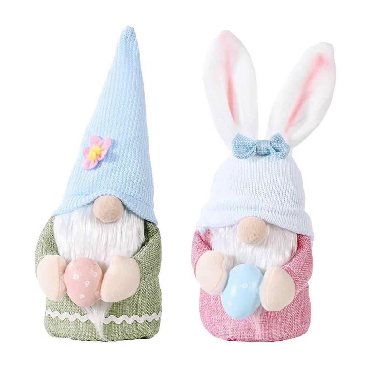 Santa's Inc. 12" Gnomes with Egg, Set of 2 20905375 HSN
