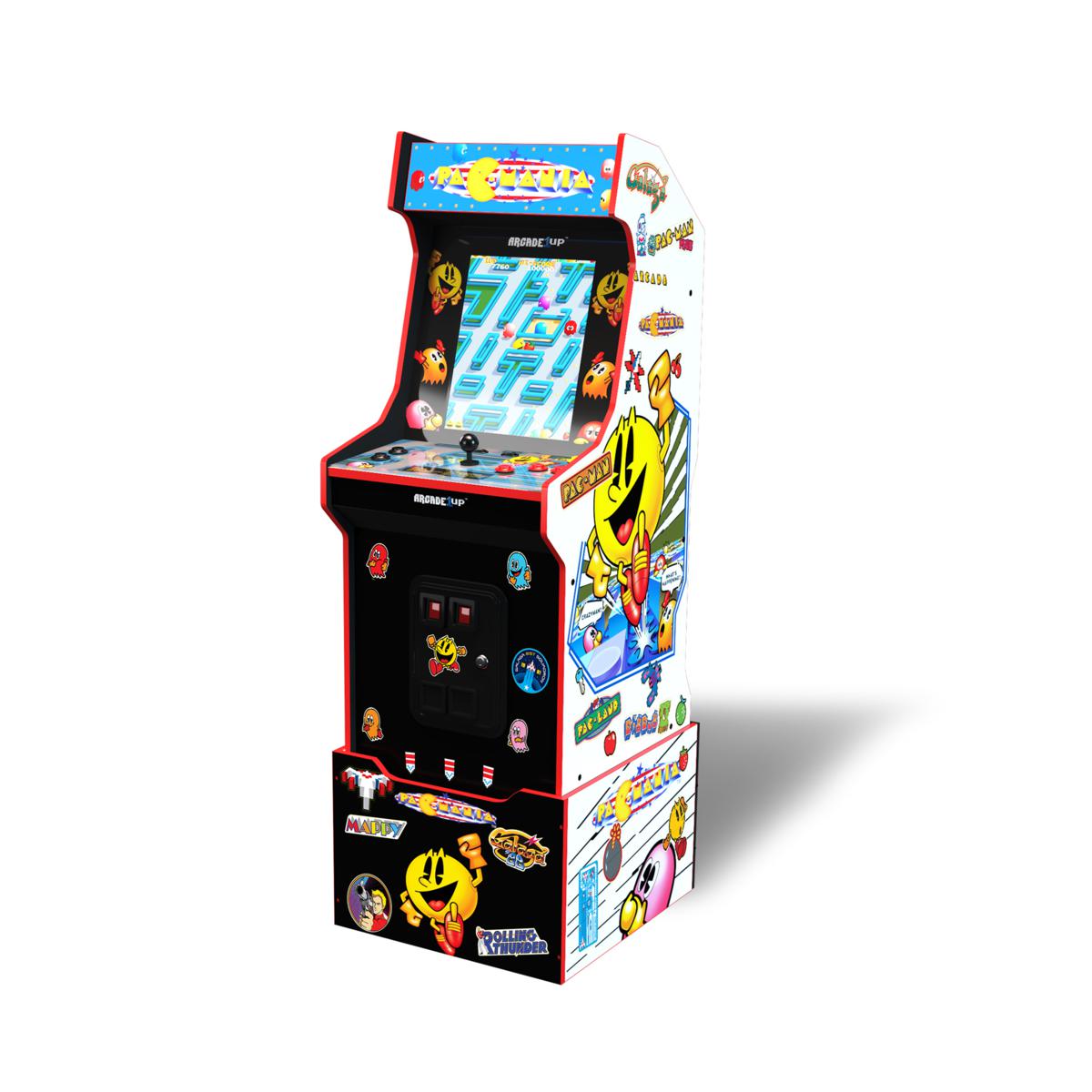 Pacman Customizable Arcade Featuring Pac Mania 100 Bonus Stickers