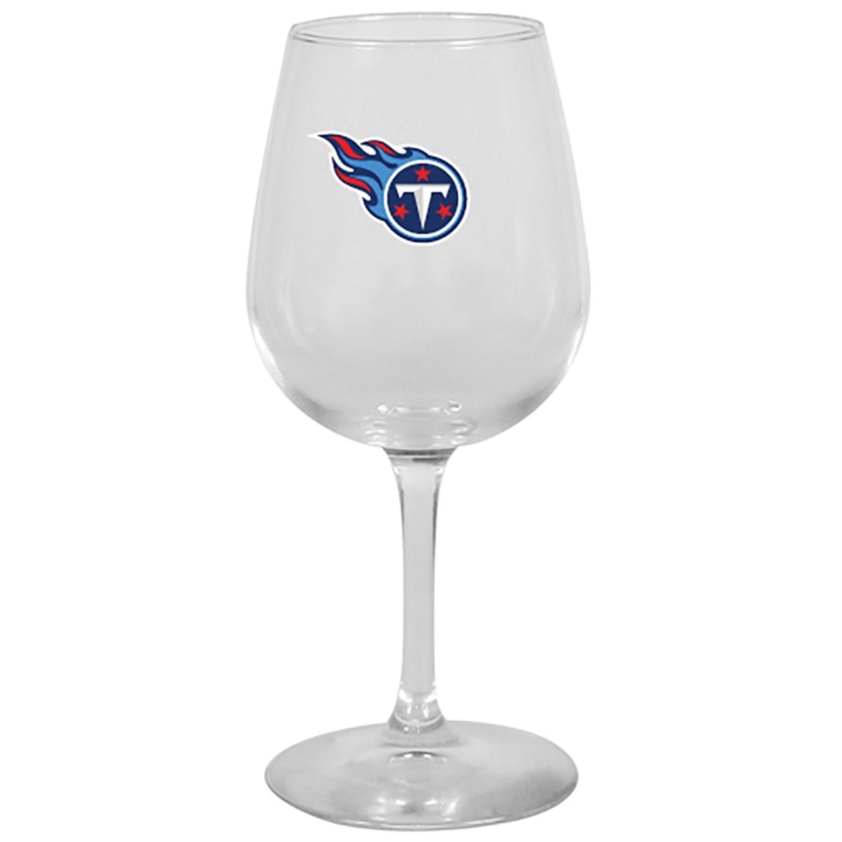 Tennessee Titans 12oz. Stemmed Wine Glass 21493693 HSN