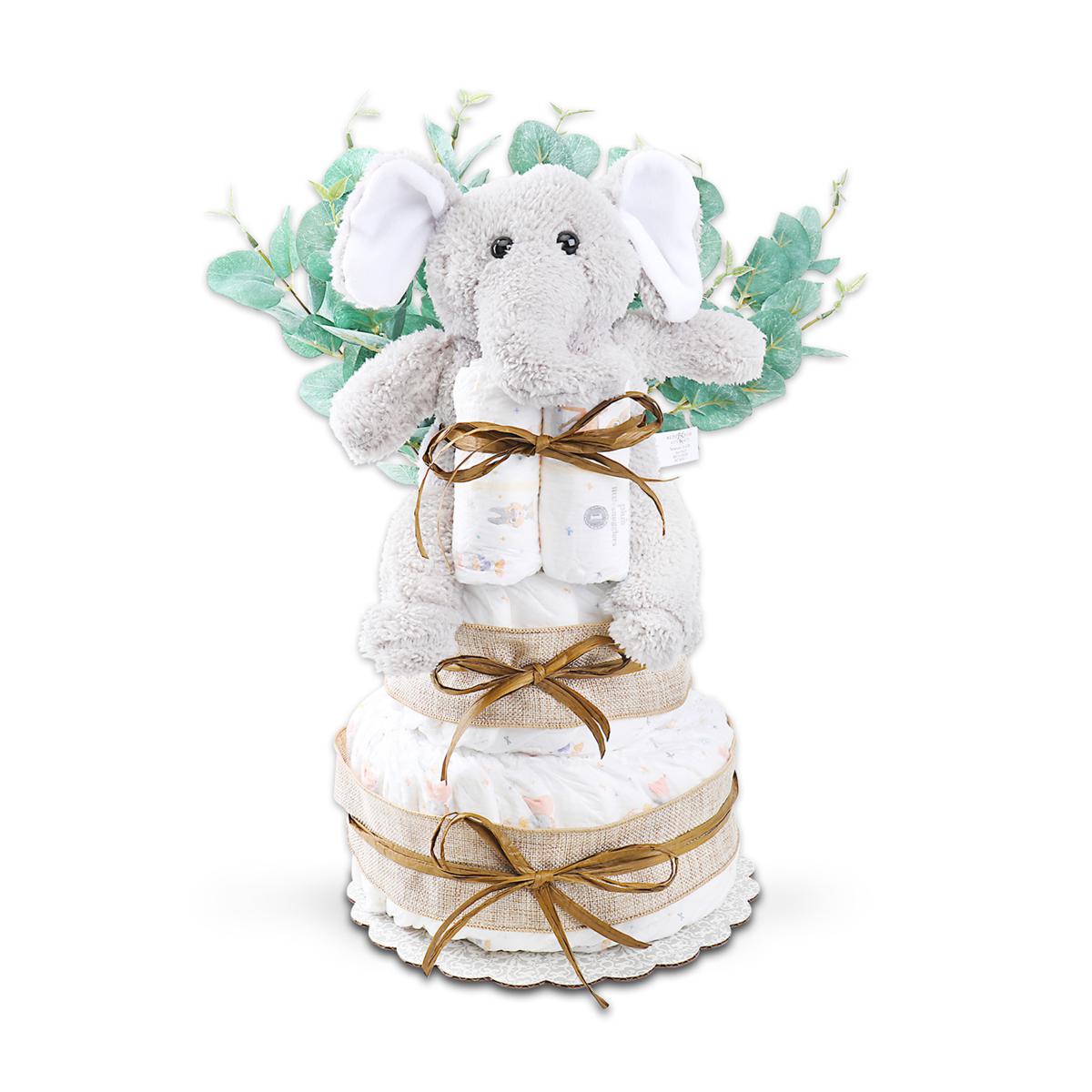 Wild About Baby Two Tier Diaper Cake 23114374 HSN