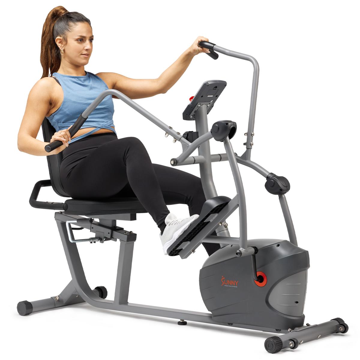 Sunny Health & Fitness Recumbent Elliptical Bike - 23251105 | HSN