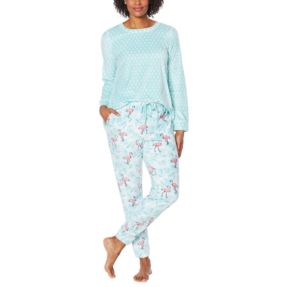 (QVC) Comfort Code 2pc Sueded Microfleece PJ Jogger Set – TVShoppingQueens