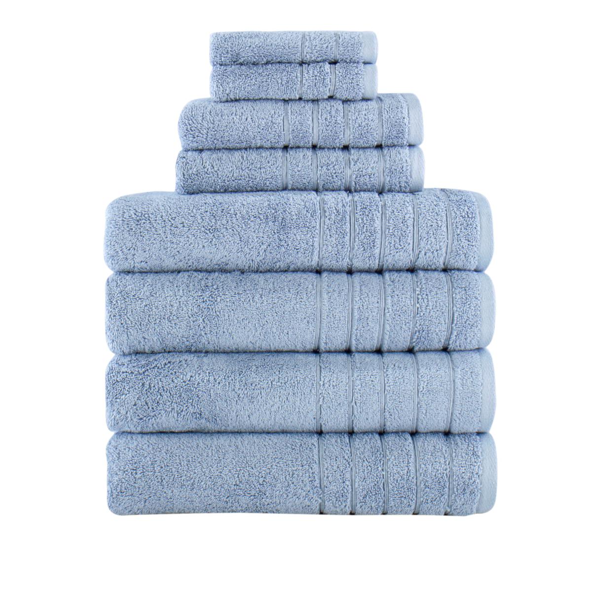 Concierge Collection Barnum 8piece 100 Turkish Cotton Towel Set 9714108 HSN