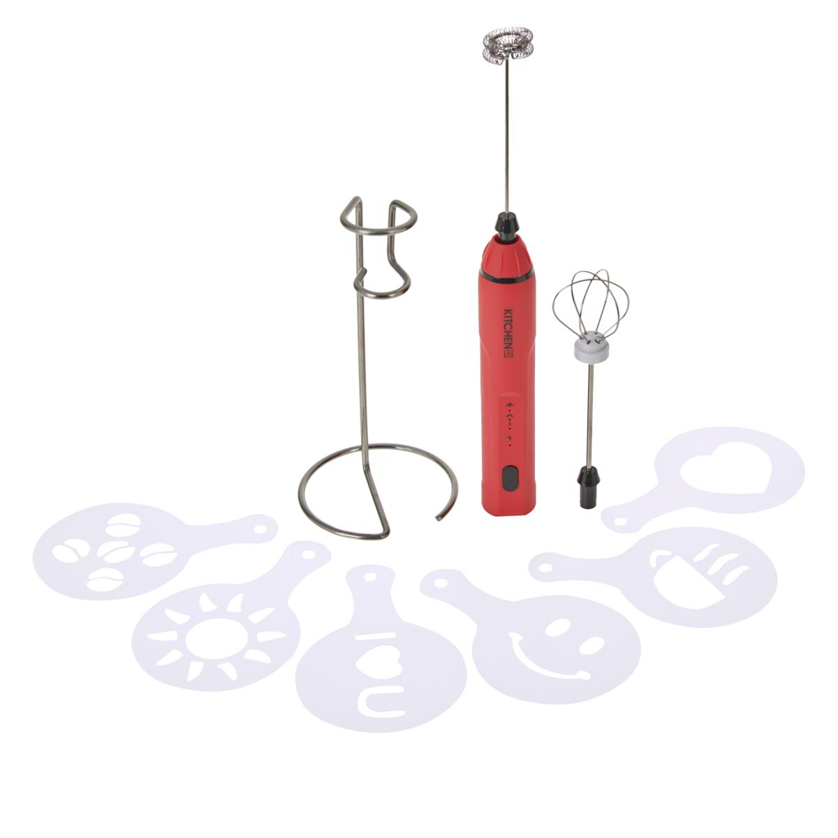 Kitchen HQ Handheld Rechargeable Frother Set with Accessories