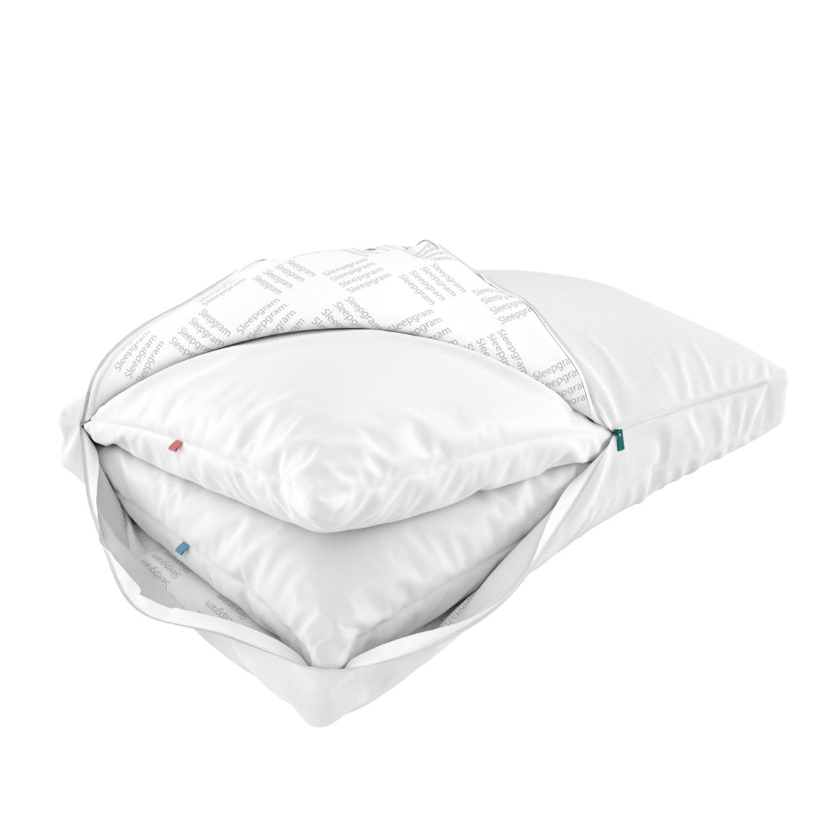 Sleepgram 3in1 Adjustable Queen Bed Pillow 2pack 20228728 HSN