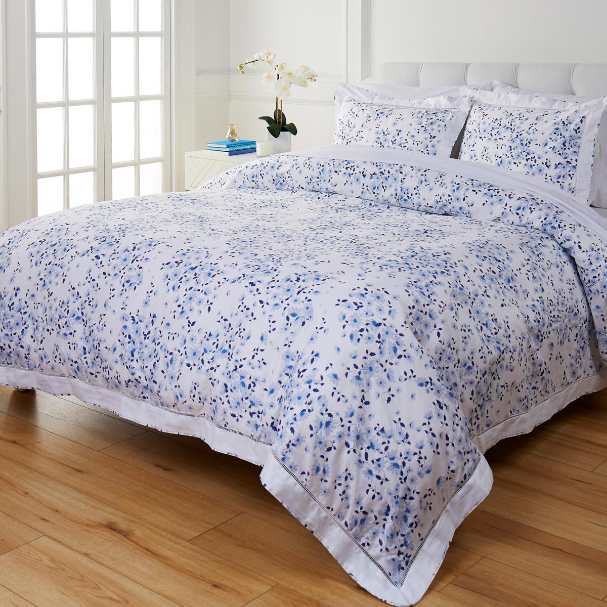 Clover by Jo 100 Cotton Floral Duvet Cover Set 20258739 HSN