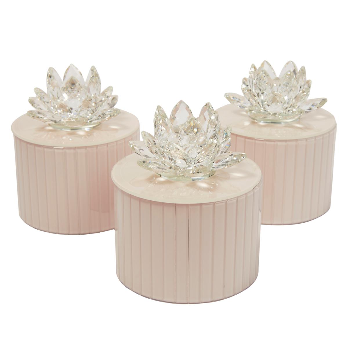 JM by Julien Macdonald Set of 3 Mosaic Trinket Boxes 20384603 HSN