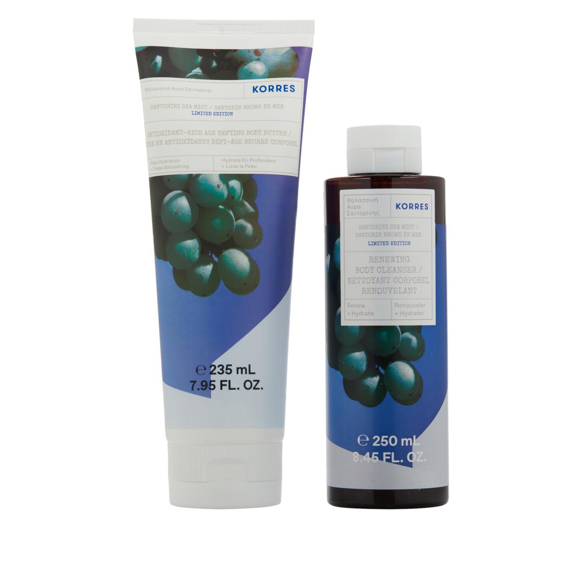 Korres 2piece Shower Gel and Body Butter Set Sea Mist 20396515 HSN