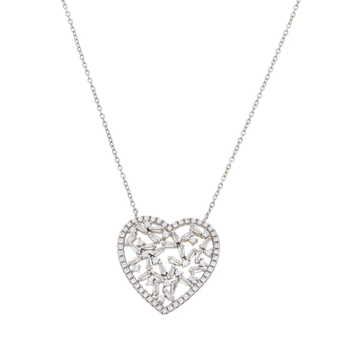 Radiance by Absolute™ 2.47ctw Cubic Zirconia Heart Necklace - 20566933 ...