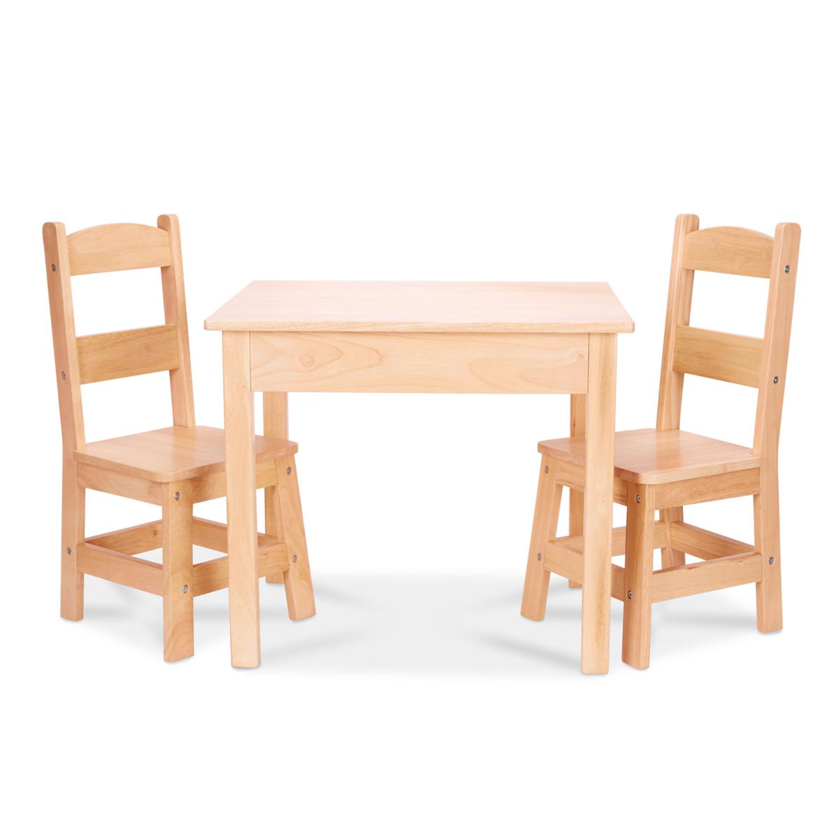 Melissa & Doug Wooden Table & Chairs Set 8144910 HSN