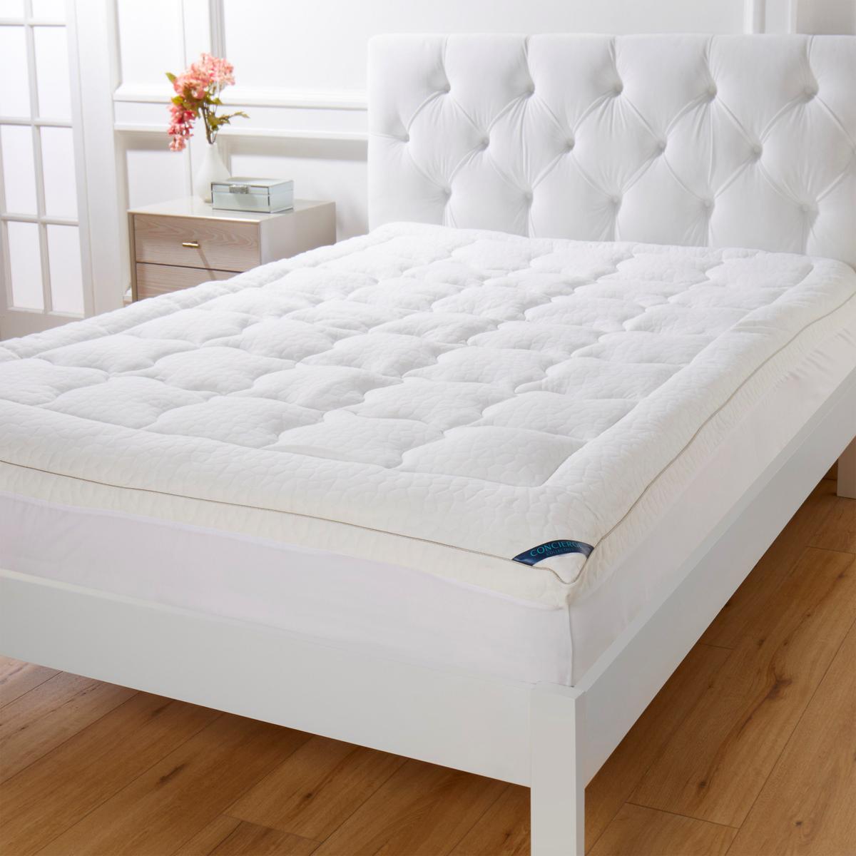 Concierge Collection Cobblestone Knit Mattress Topper 20740414 HSN