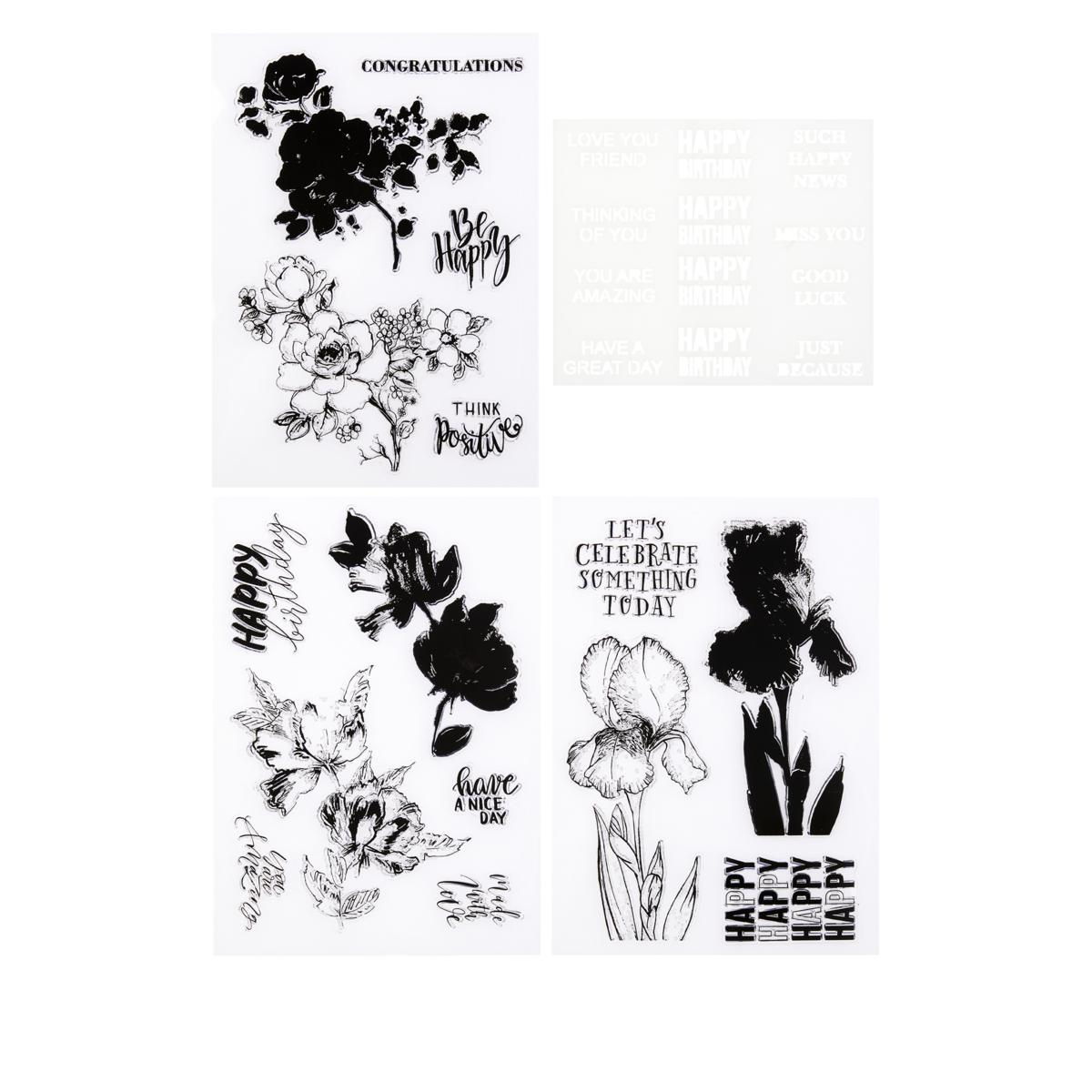 Stamps by Me 16piece Floral Lamination Stamp Kit 20776221 HSN