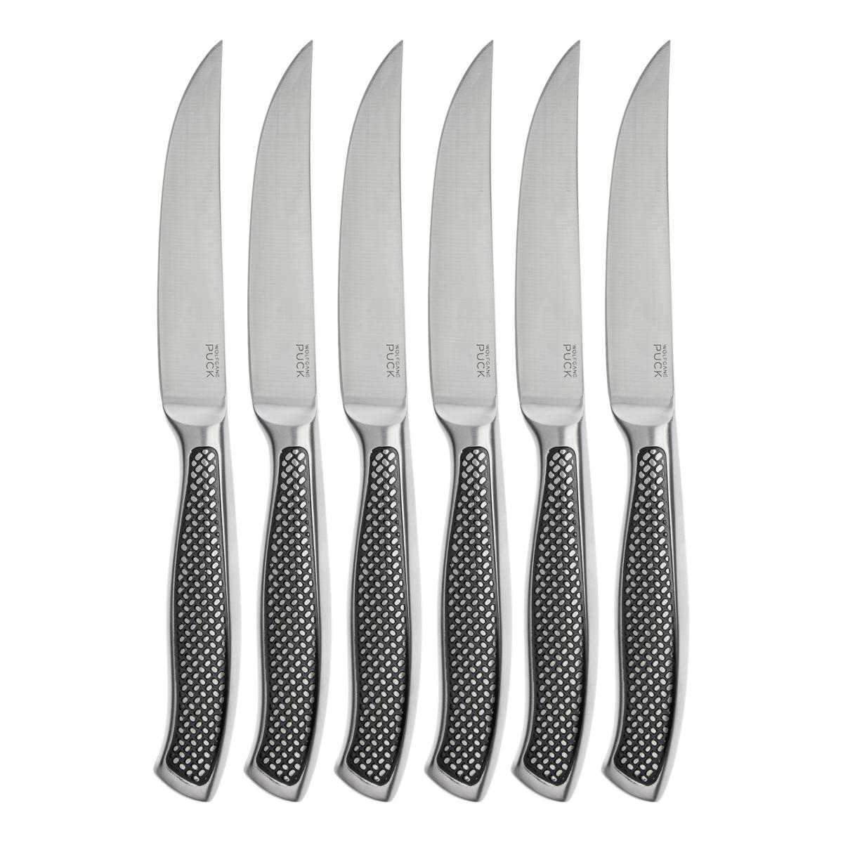 Wolfgang Puck 6piece Stainless Steel Steak Knife Set 20877536 HSN