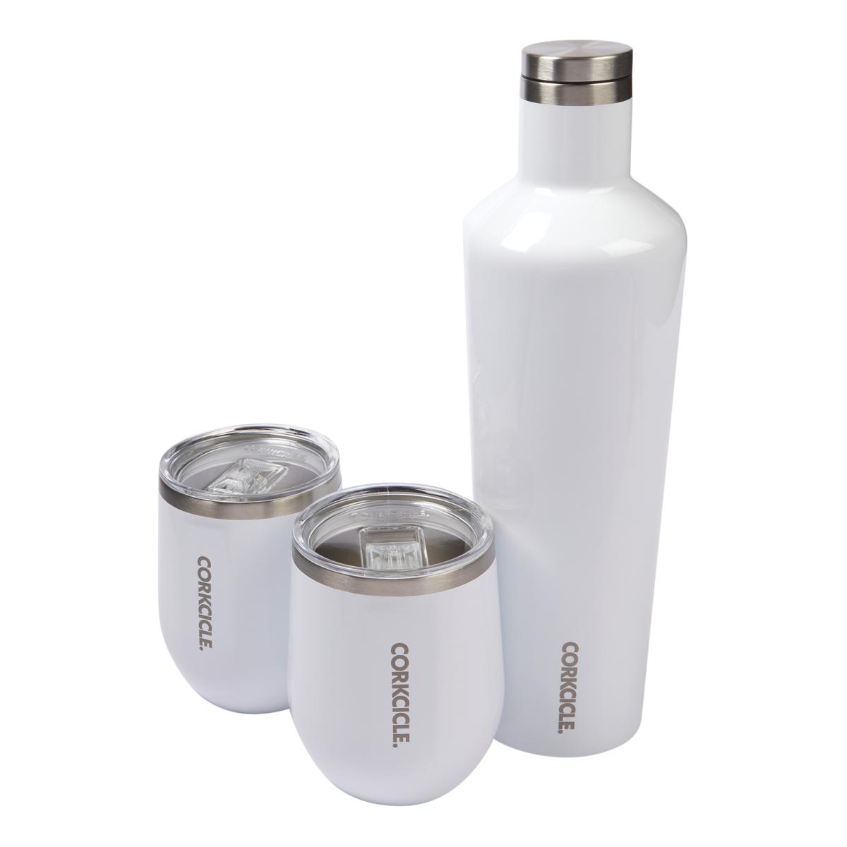 Corkcicle 3piece Drinkware Hydration Set 20923031 HSN