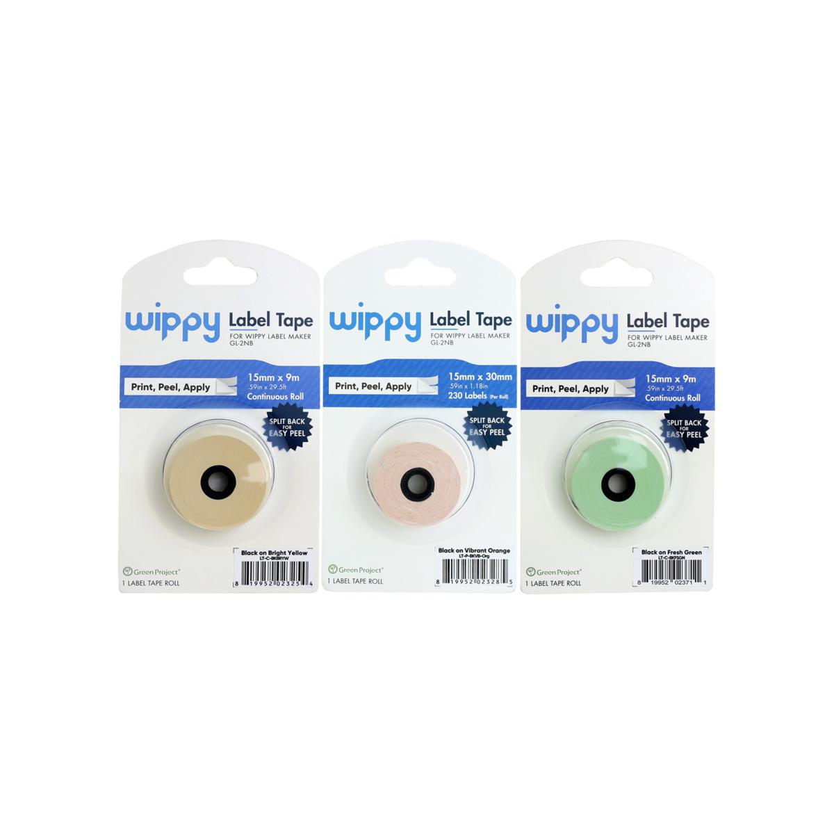 Wippy 3-pack Color Label Tape Bundle - 21050398 | HSN