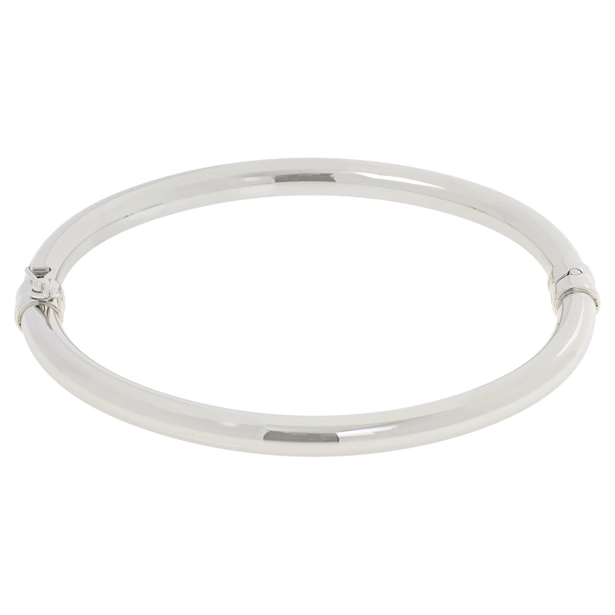 Bellezza Bronze Round Tube Hinged Bangle Bracelet 21073562 HSN