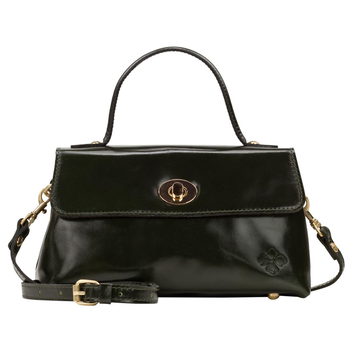 Patricia Nash Mazzo Leather Top Handle Crossbody 21490759 HSN