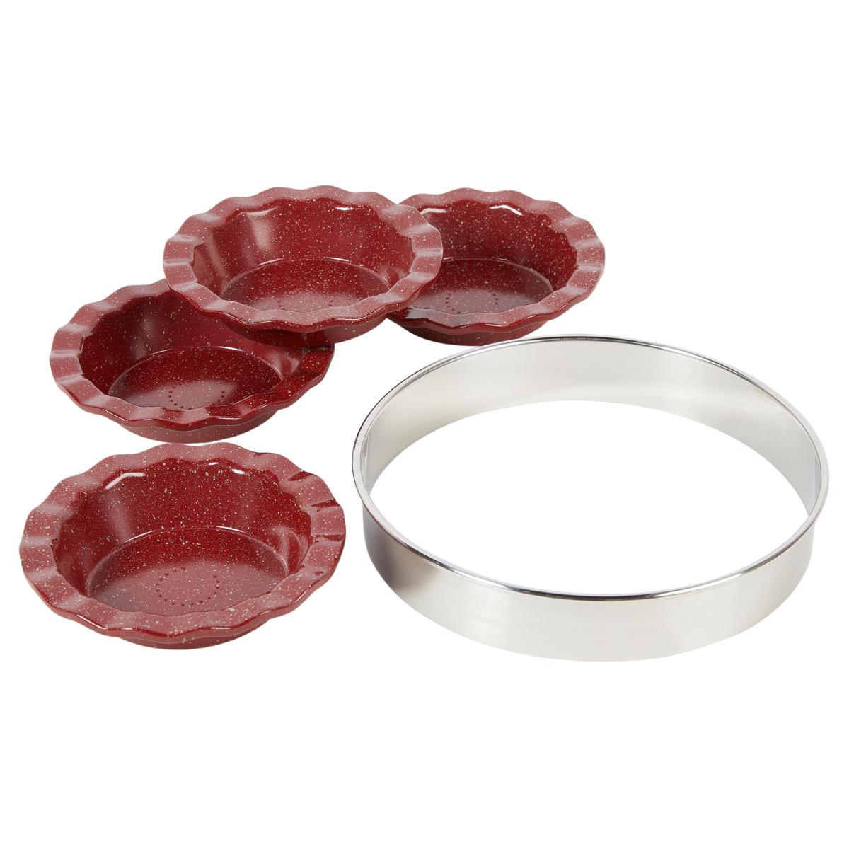 Curtis Stone 4-pack Dura-Pan+ Mini Pie Pans with Cutter - 21611204 | HSN