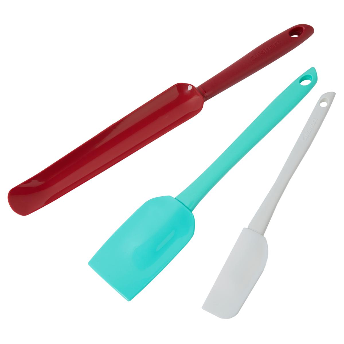 Cuisinart 3piece Set of Silicone Spatulas 21611523 HSN