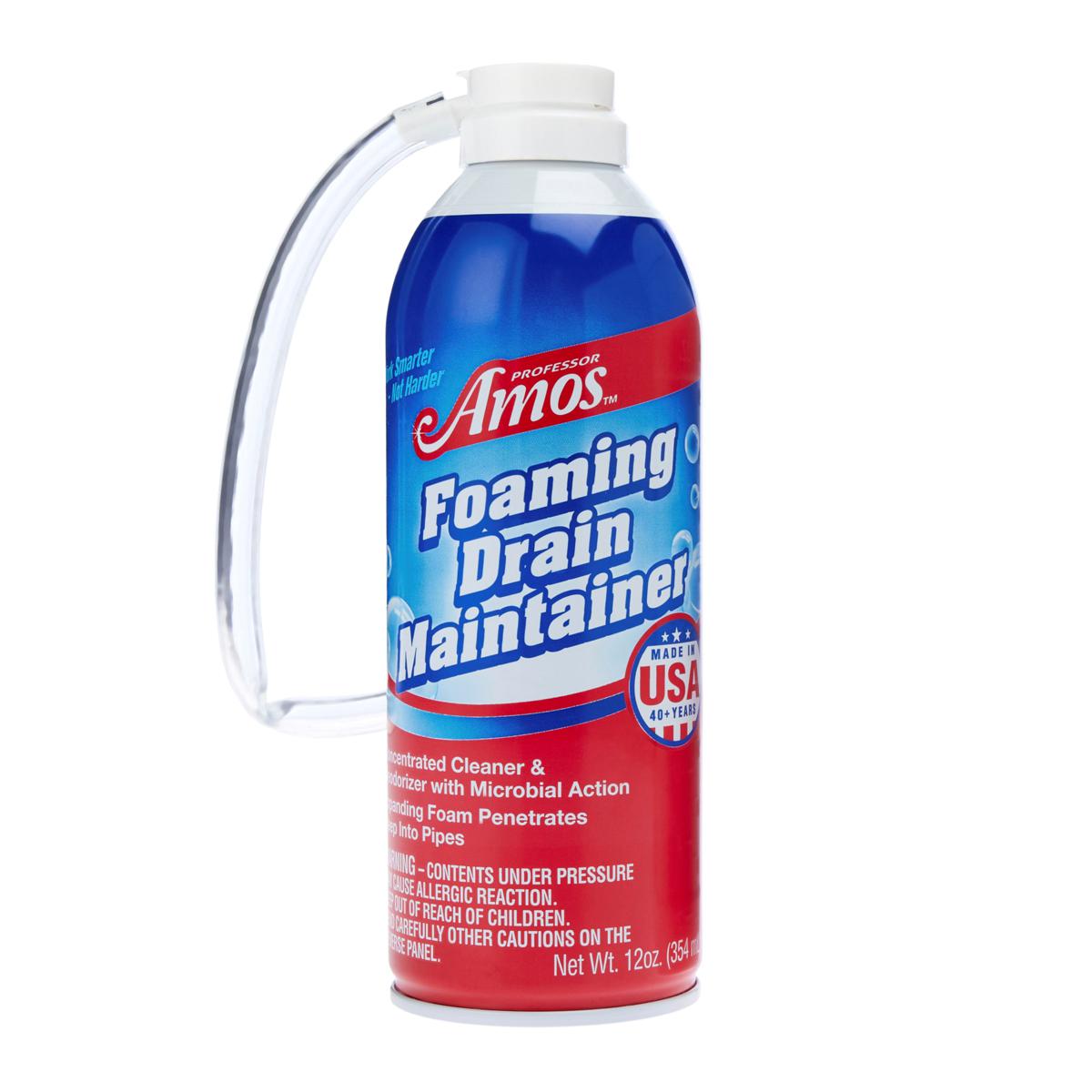 Professor Amos Foaming Drain Maintainer 12 oz. Concentrate 21618948 HSN