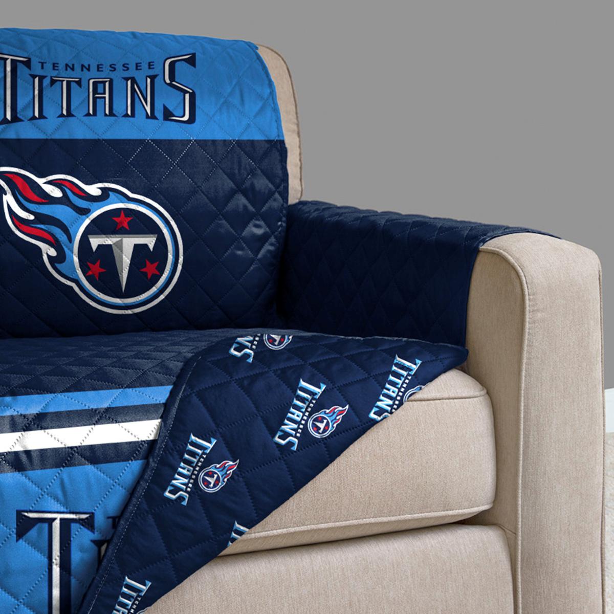 Officially Licensed NFL 80" x 65" Pegasus Furniture Cover Titans