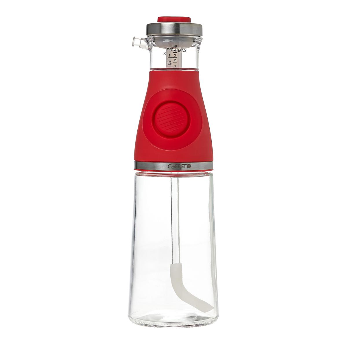 Chef Jet Perfect Portion Oil and Vinegar Glass Dispenser 21870505 HSN