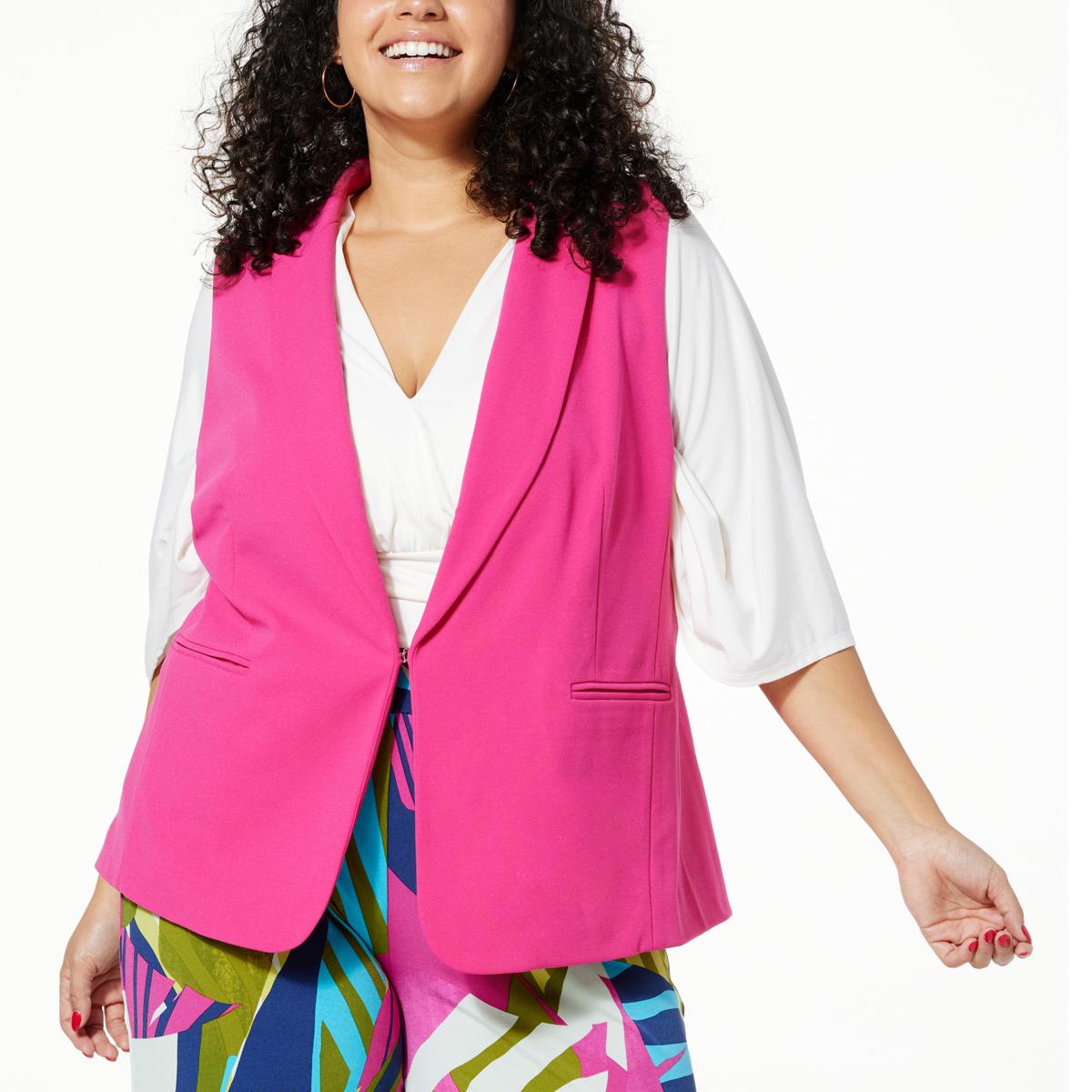 IMAN Global Chic Notch Collar Vest - 21872356 | HSN