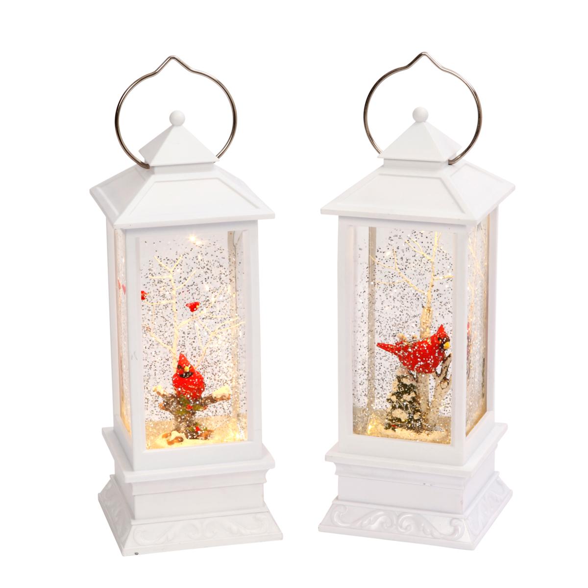 Set of 2 Snow Globe Lanterns - 8569586 | HSN