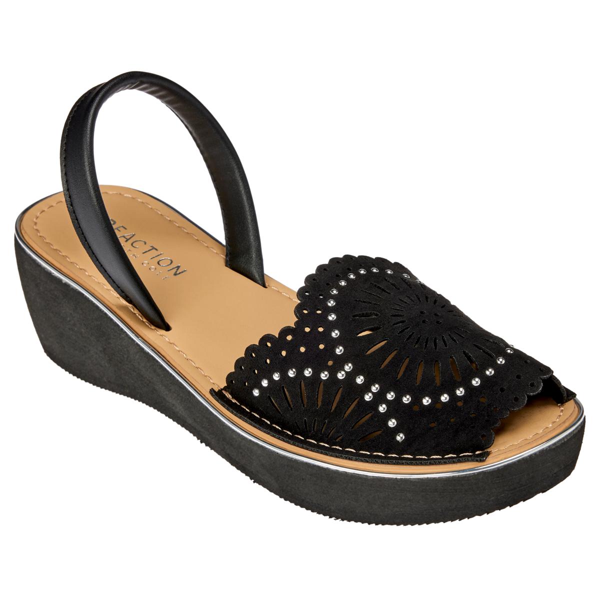 Cole Reaction Fine Glass Laser EVA Wedge Sandal 22355813 HSN