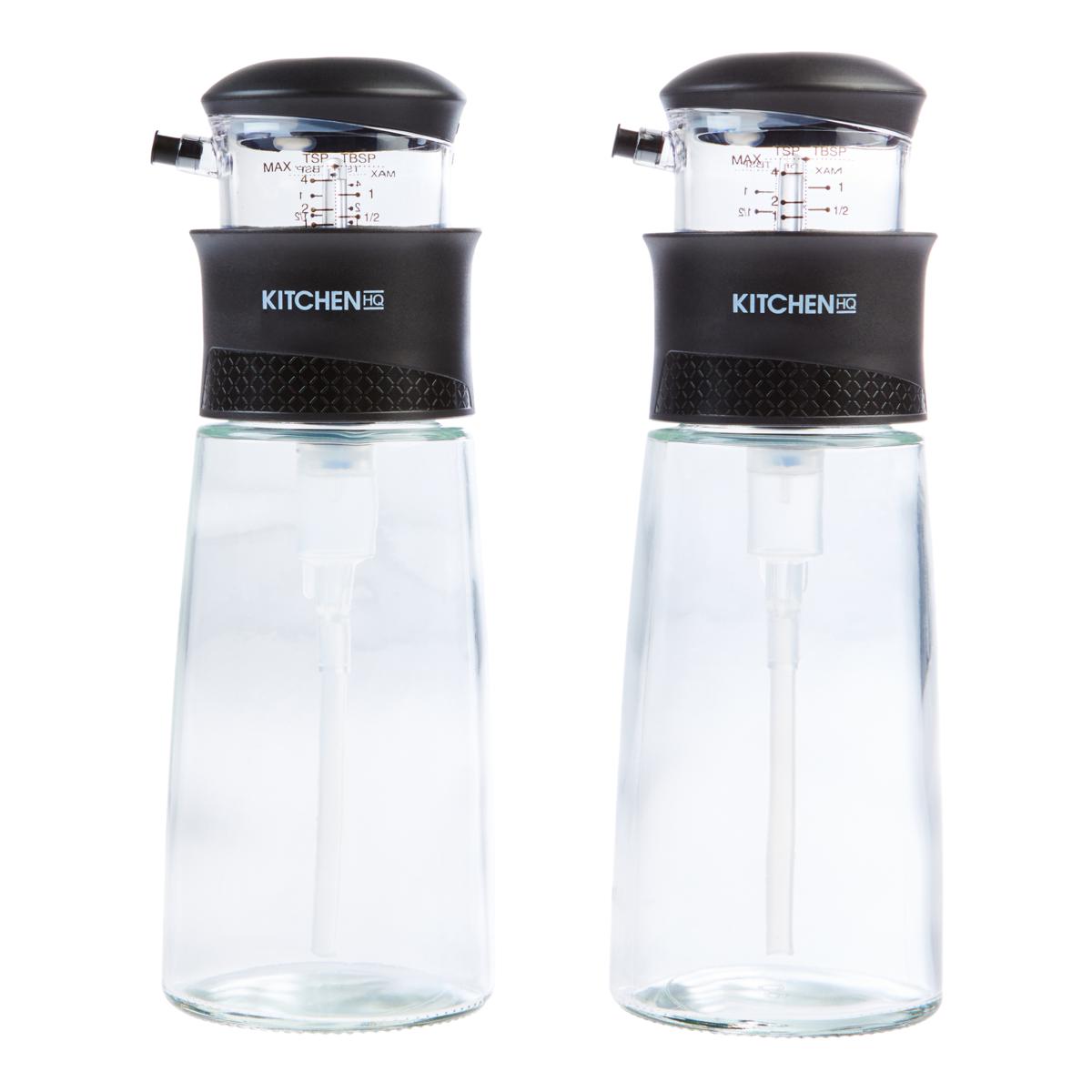Kitchen HQ Set of Oil and Vinegar Squeeze Dispensers 22612803 HSN