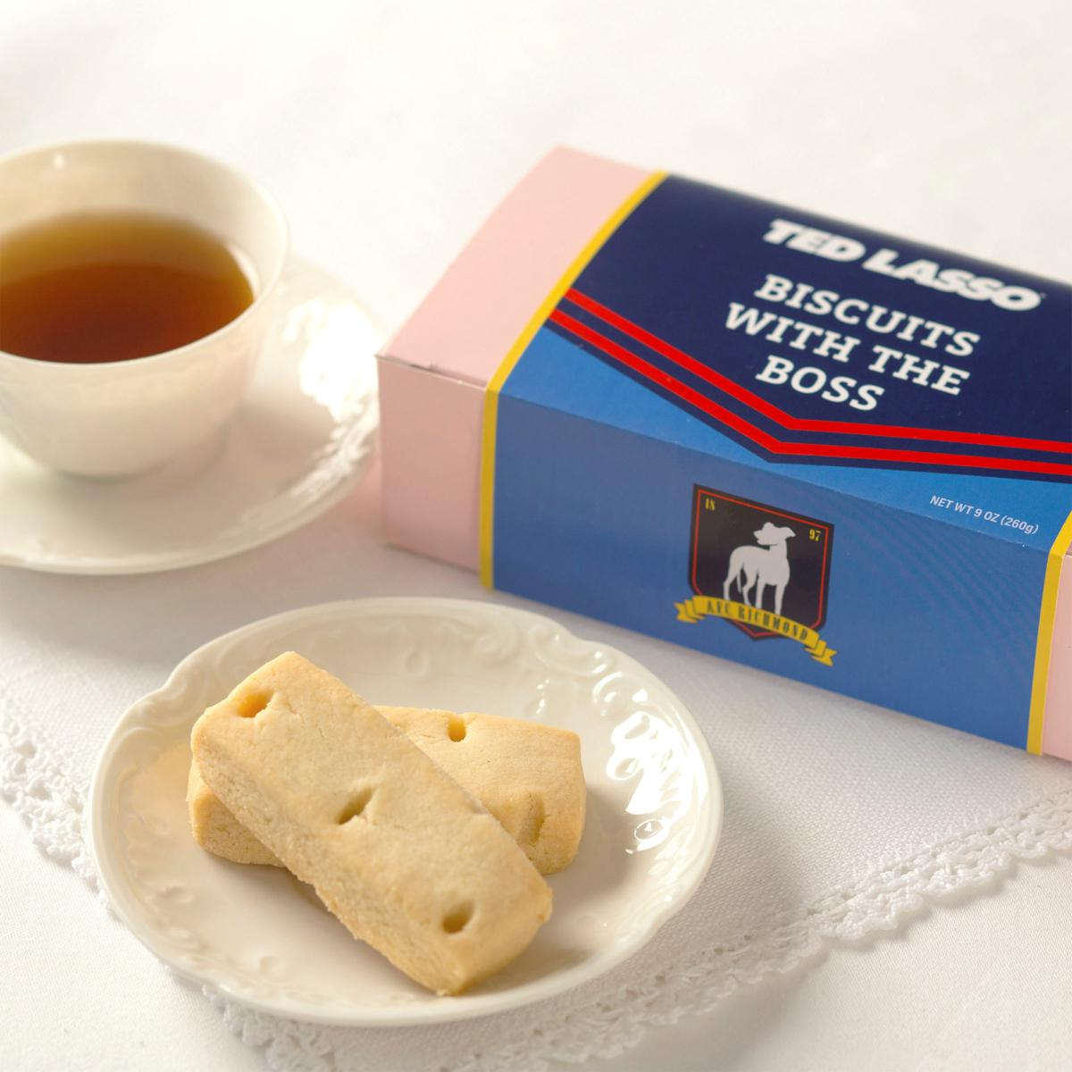 Ted Lasso 2pack Biscuits with the Boss Shortbread Butter Cookies
