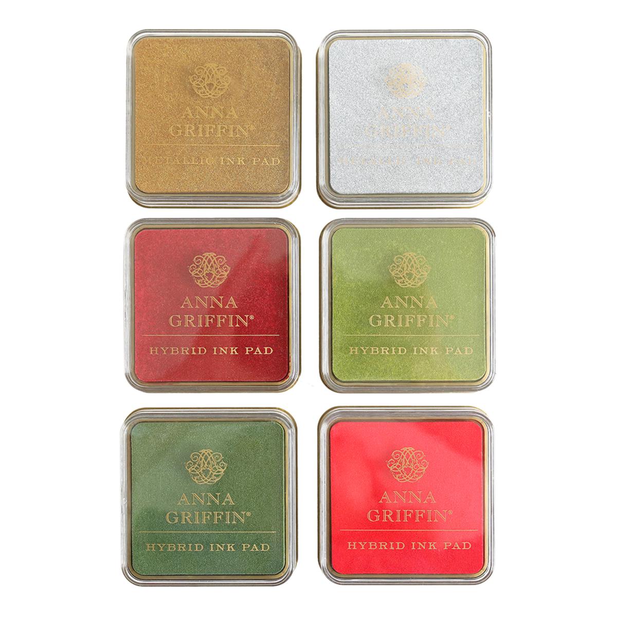 Anna Griffin® Christmas Perfect Palette Ink Pads Set of 6 23305282