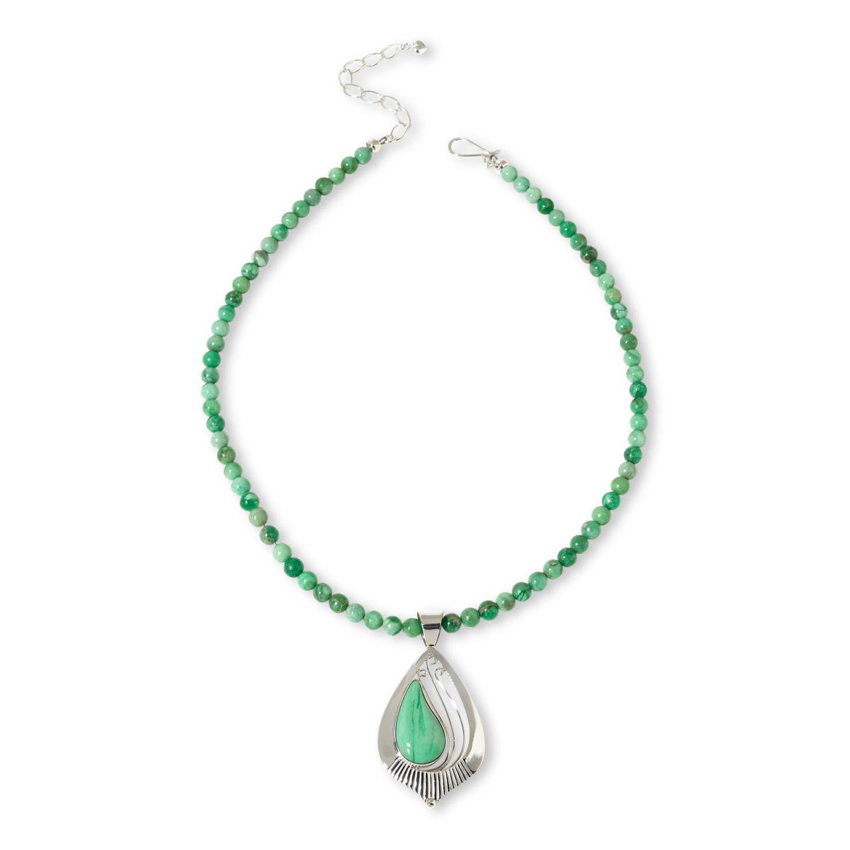 Jay King Gallery Collection Variscite Pendant with 18