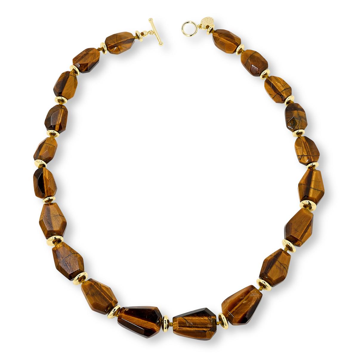 Collana Connie Craig Carroll - Perle Barocche E Tormalina Multicolore, 22 Pollici, Nuova