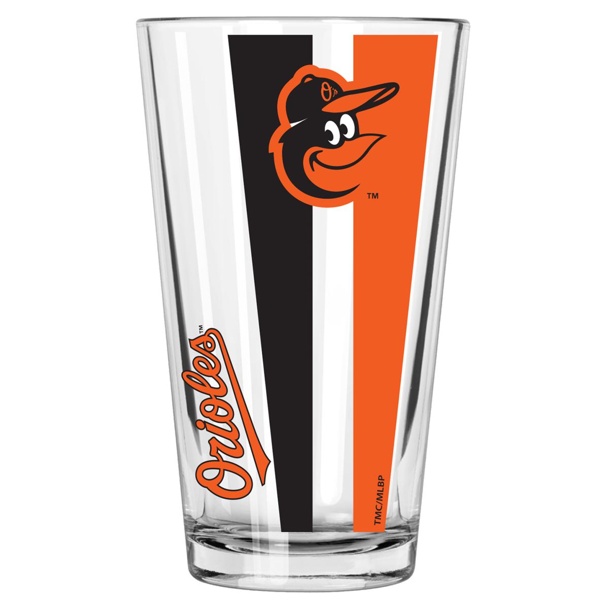 Officially Licensed MLB 16 oz. Vertical Decal Pint Glass 10079973 HSN