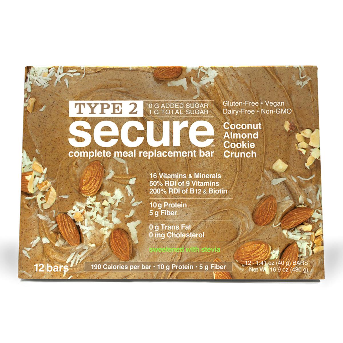 Andrew Lessman Type 2 Secure Complete Meal Replacement Bars with Stevia ...