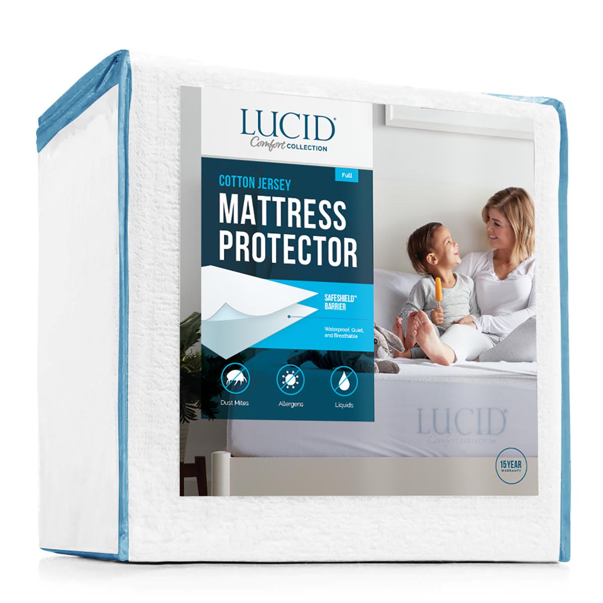 LUCID Comfort Collection Mattress Protector 10087082 HSN