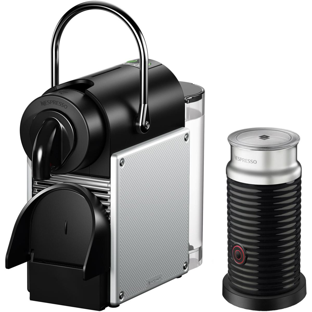 Nespresso Pixie SingleServe Espresso Machine & Aeroccino Milk Frother