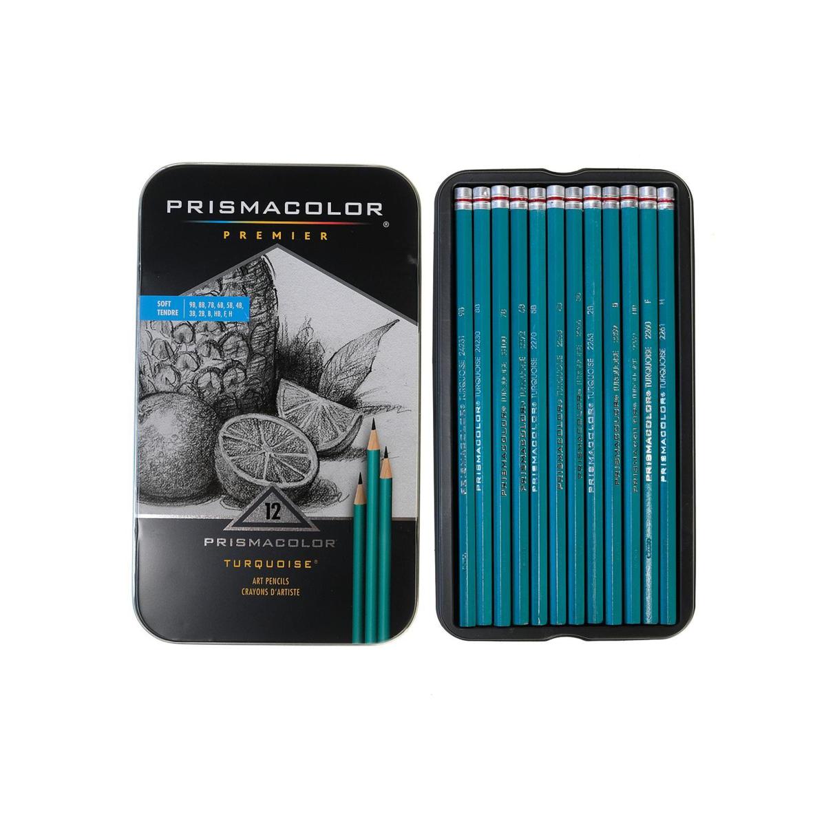 Prismacolor Turquoise Pencil Soft Art Set of 12 - 9587518 | HSN