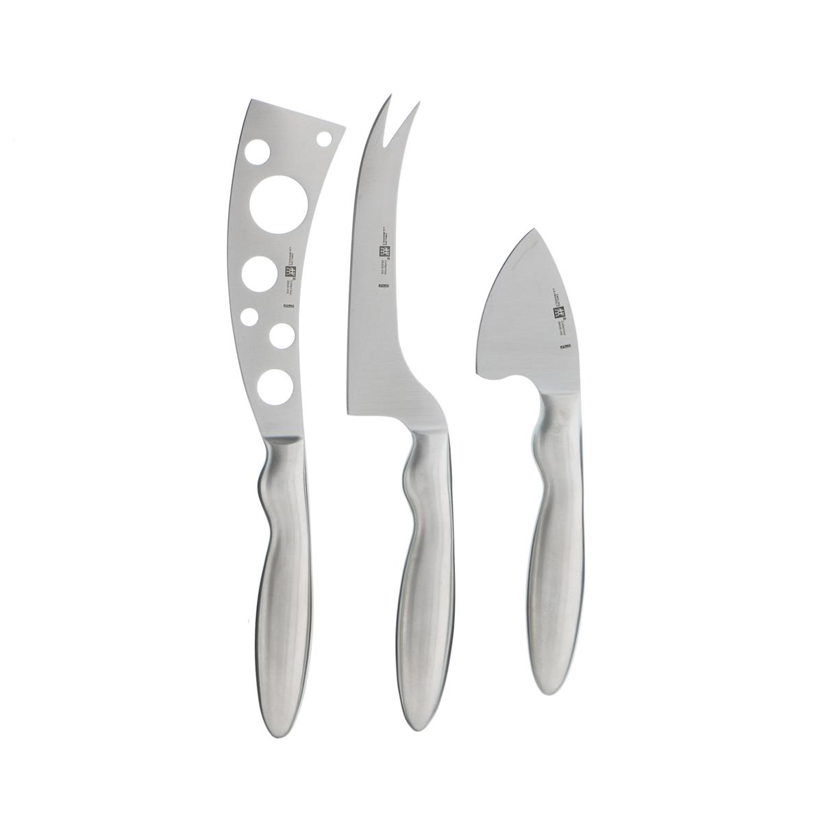 ZWILLING 3piece Stainless Steel Cheese Knife Set 9763239 HSN
