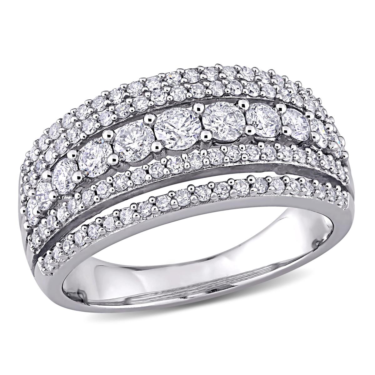 four row diamond ring