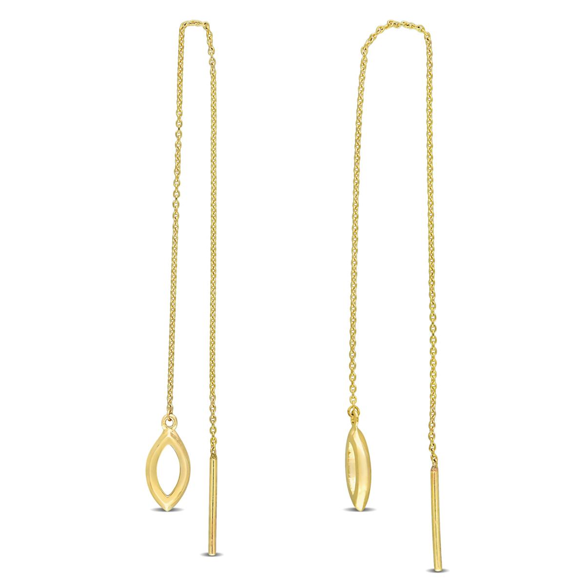 10k gold deals threader earrings