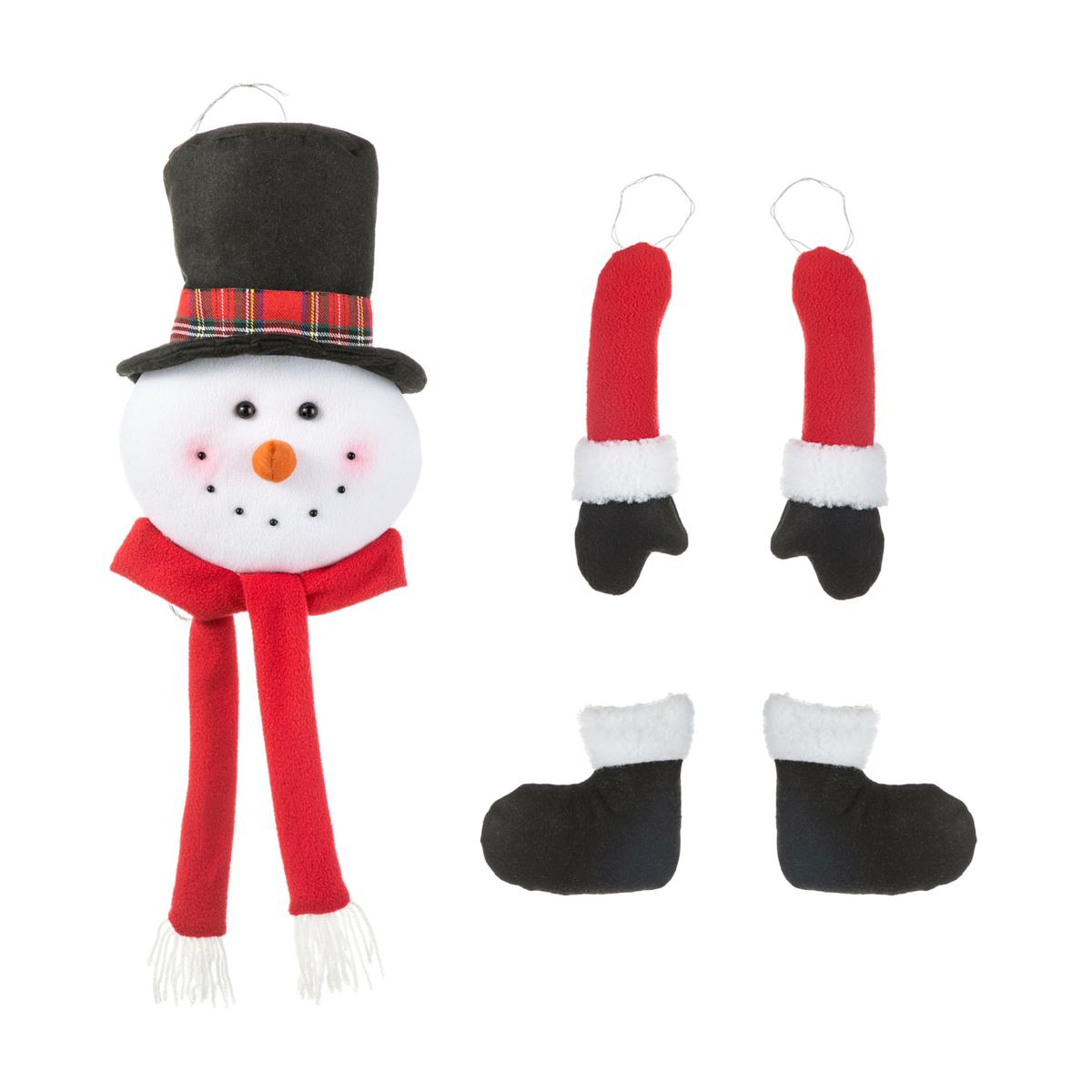 SnowMan★ Ktaxon 5FT Snowman Christmas Lighted Snowman with Broom